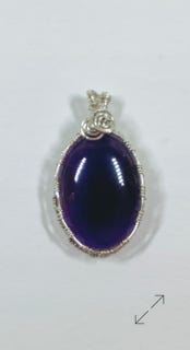 925 zilver, hanger, amethyst, Danarts