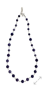 Zilveren ketting met kyaniet Danarts