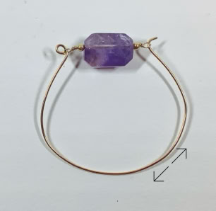 gold filled ,armband, bracelet, amethyst, Danarts